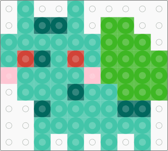 Bulbasaur - teal,green