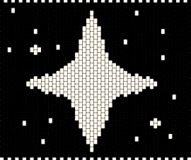 In stars and time bag for my bestie - night,star,in stars and time,bag,panel,video game,black,white