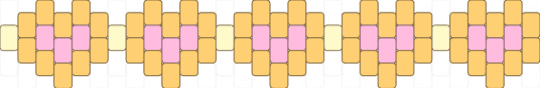 Pastel lesbian flag hearts - yellow