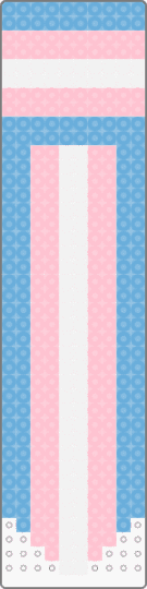 Trans bookmark - light blue,pink