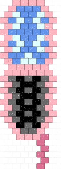 (Terrible) Kandi pink flip phone w chain - pink