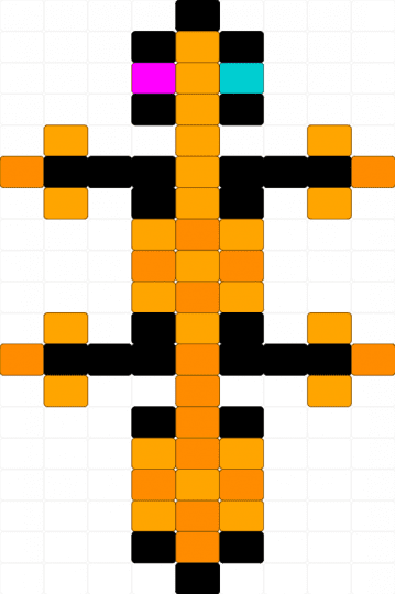 Fire Salamander - orange