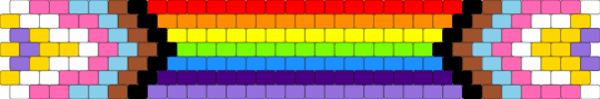 Progress pride flag cuff - yellow,purple,light blue,red,pride,lgbtq,kandicuff,scene,livelovelaughgay,gay,lesbian,trans