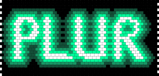 PLUR Neon Sign Banner - festival,rave,electronic dance music,edm,music,green,teal,cotdfestivalfashion,neon,plur,banner,sign