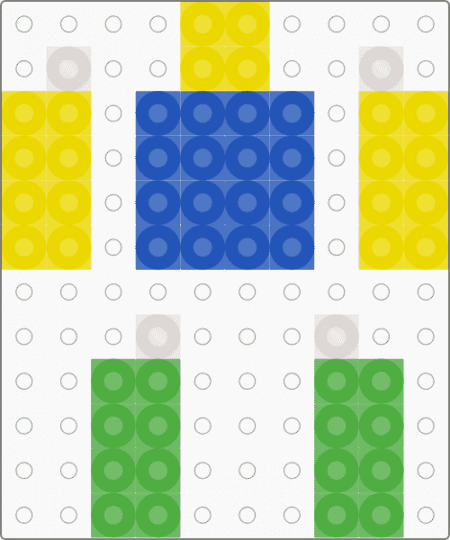 lil roblox noob dangler - green,blue,yellow,roblox,game,noob