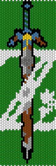 botw legend of zelda - green,loz,legend of zelda,sword,mastersword