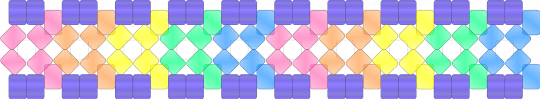 Supernova (?) cuff base - blue,pastel,rainbow,rotator cuff,supernova cuff