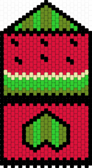 Melon Wallet - green,red,wallet,watermelon,melon