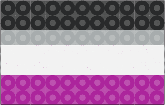 Asexual Perler!! - gray,pink