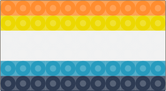 Aroace Perler!! - orange,yellow,light blue,purple