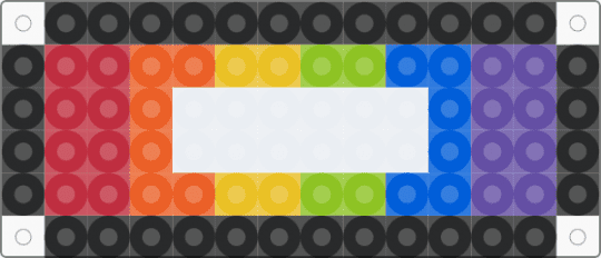 Dand-aids - orange,blue,red,purple,dandys world,rainbow,perler,cute