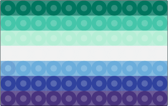Gay Perler!! - teal,light blue,purple