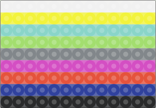 Glitch Gender Perler!! - light blue,gray,red,colorful,pride,pride flag,glitch gender,perler,perler flag,glitch,gender
