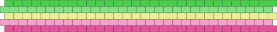abrosexual flag cuff - pink