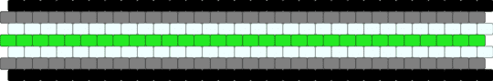 agegender flag cuff - gray,green
