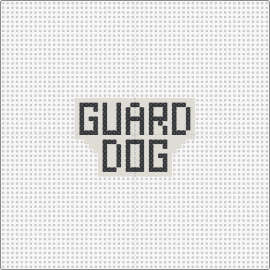 GuardDog - guard dog,sign,text,black,beige