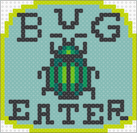 Bug Eater - teal