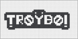 TroyBoi - troyboi,logo,dj,edm,music,white,black