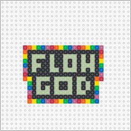 FlowGodCharm - flow god,sign,charm,expression,rhythm,lifestyle,symbol,rainbow