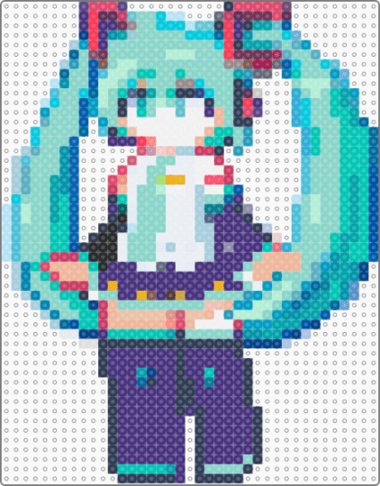 MIKU MIKU OOEEOO - purple,light blue,teal,blue