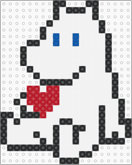 Moomin - white,red