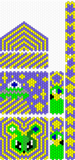 Edited aftonsparv panel - yellow,blue