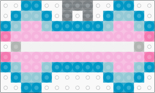 Trans dog bone - light blue,pink,bone,transgender,tag,collar,trans,puppy