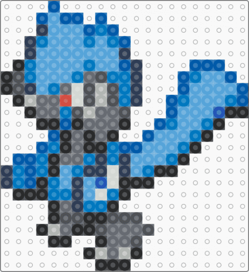 Riolu - Pokemon Ranger - blue, gray, light blue