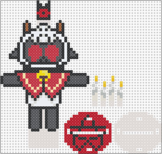 Cult of the Lamb standee !! - red,gray,beige
