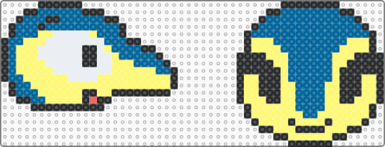 Cyndaquil (Starters) - blue, yellow