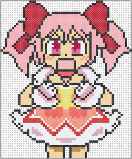 Madoka !! (Madoka Magica) - beige,red