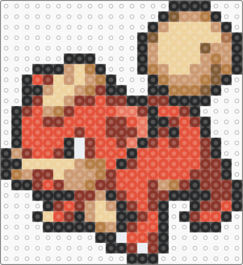 Growlithe - Pokemon Mystery Dungeon - beige, red
