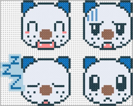 Oshawott !!!!! - blue, light blue, tan, white