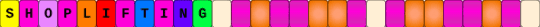 Shoplifting Single - pink,orange