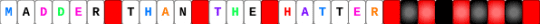 Madder Than The Hatter Single - white,red