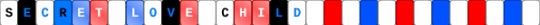 Secret Love Child Single - blue,red