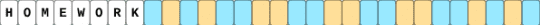 Homework Single - light blue,yellow