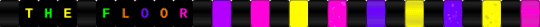 The Floor Single - black,pink,yellow,purple