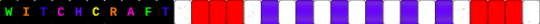 Witchcraft Single - red,purple