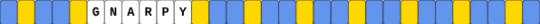 Gnarpy Single - yellow,light blue