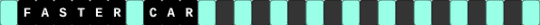 Faster Car Single - black,light blue