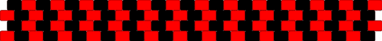 Red/Black Horizontal Peyote - black,red