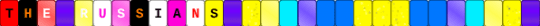 The Russians Single - yellow,purple,blue