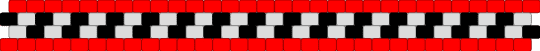 remade fnaf cuff - red,white,fnaf