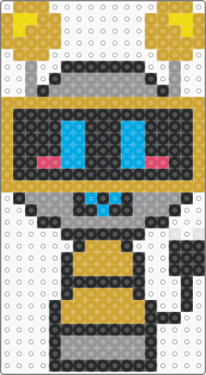 Fun bot - black,orange,gray,fun bot,sprunki,character,robot,funky,incredibox,music,gaming