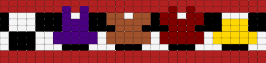 Fnaf cuff - red