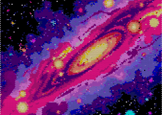 space - pink,purple,blue