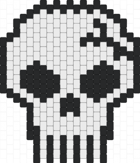 Other skull - black,white