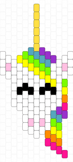 Unicorn - white,pink,yellow,green,unicorn