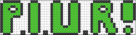 plur perler :3 - black,green